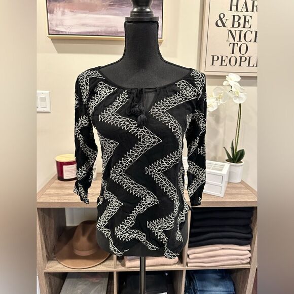 Tie Front Top  - Picture 1 of 5